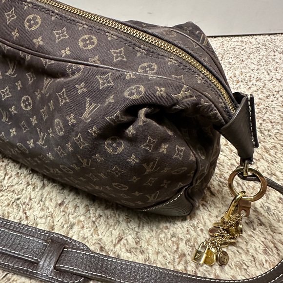 Louis Vuitton Classic Brown Monogram bag handbag with matching wallet.